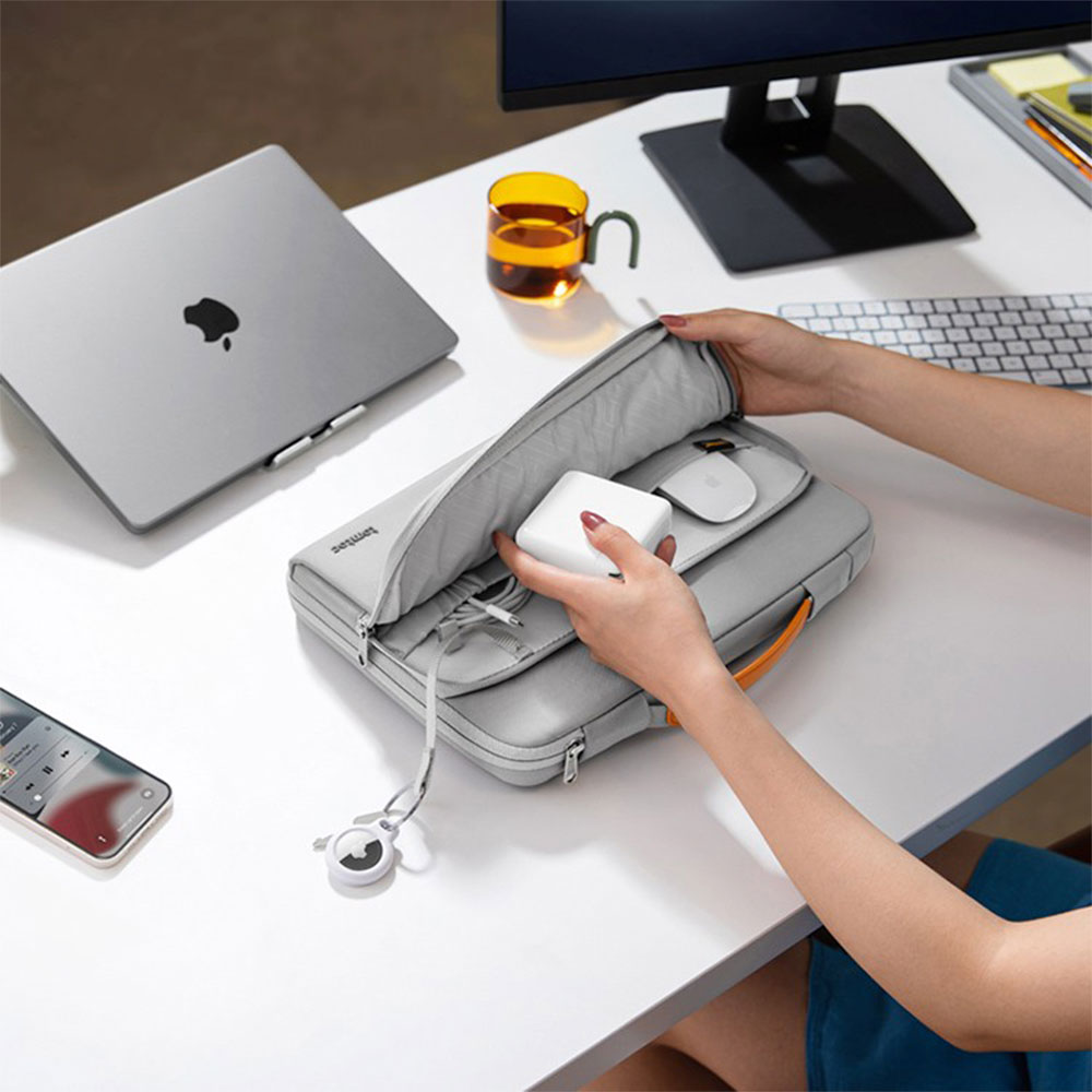 TomToc taška Versatile A14 pre Macbook Air 13" M1/M2/M3 - Silver