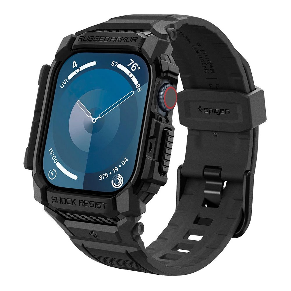 Spigen kryt Rugged Armor Pro pre Apple Watch 10 46mm - Black