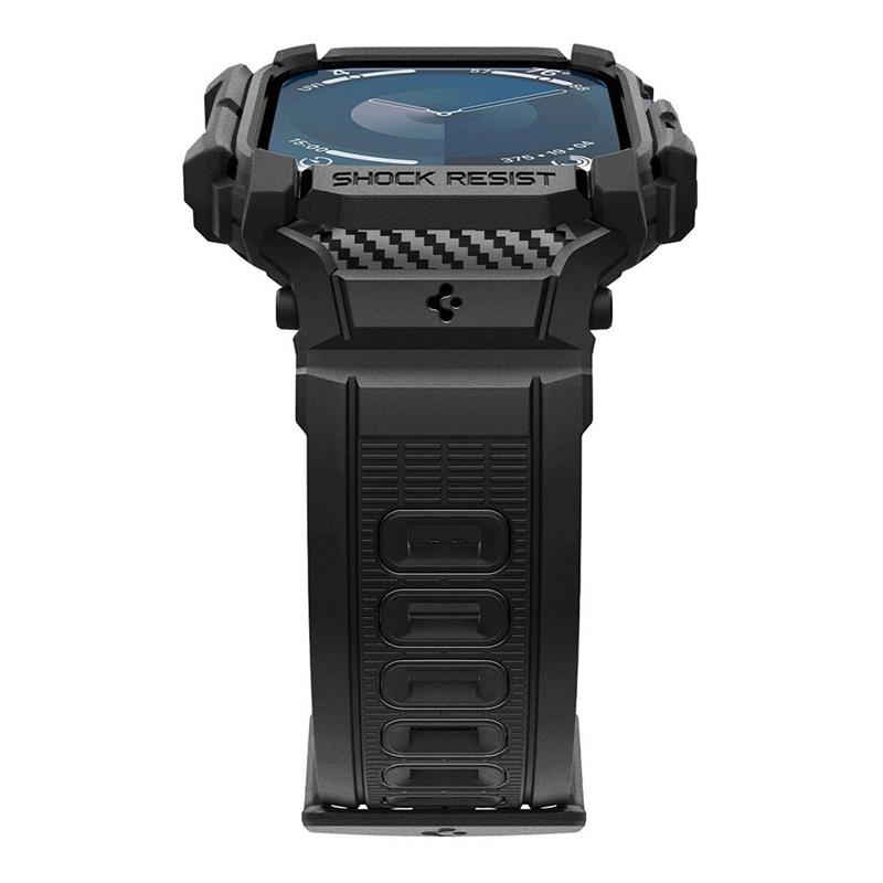 Spigen kryt Rugged Armor Pro pre Apple Watch 10 46mm - Black