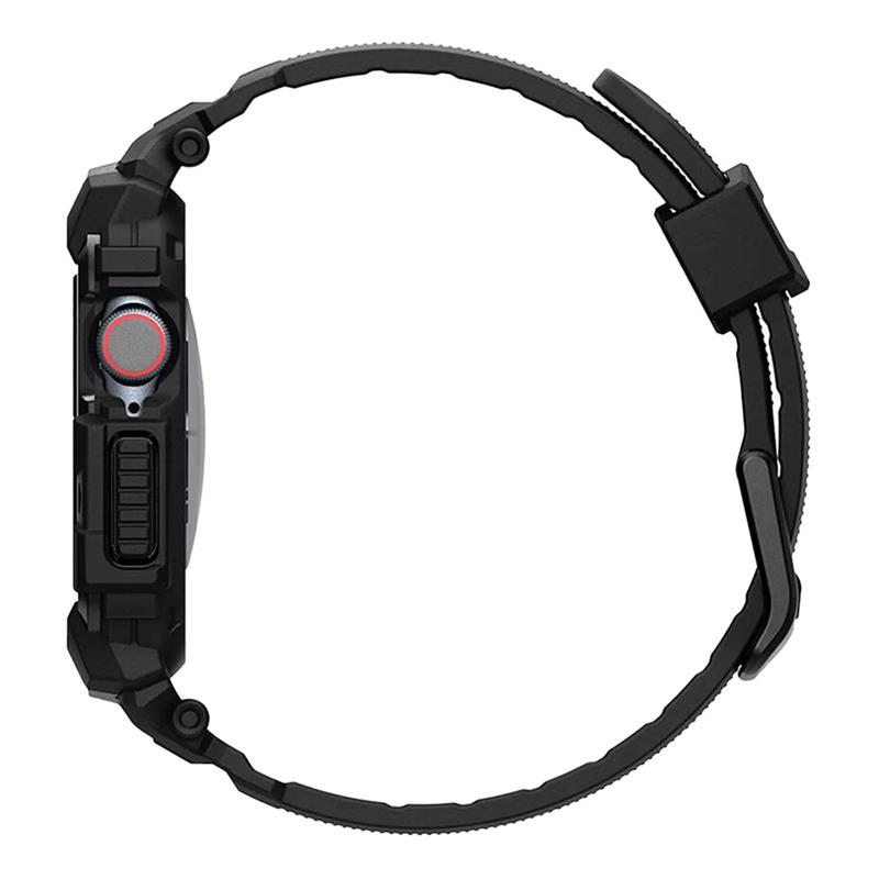 Spigen kryt Rugged Armor Pro pre Apple Watch 10 46mm - Black