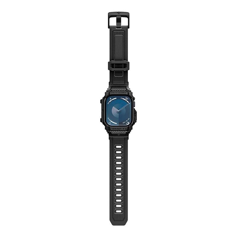 Spigen kryt Rugged Armor Pro pre Apple Watch 10 46mm - Black