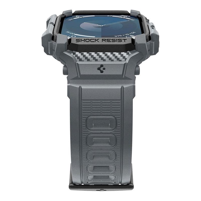 Spigen kryt Rugged Armor Pro pre Apple Watch 10 46mm - Dark Gray
