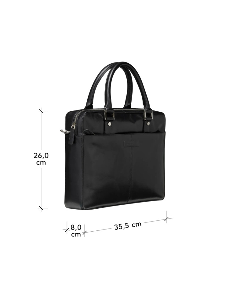dbramante1928 - Taška Rosenborg (2. generácia) pre laptop 16'', Black