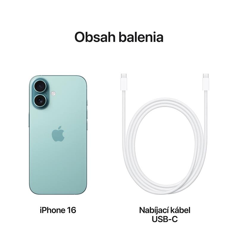 iPhone 16 256 GB modrozelená *rozbaleno*