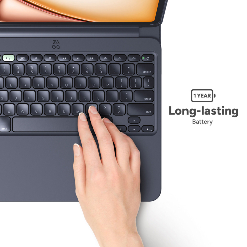 ZAGG klávesnice Pro Keys 2 pro iPad Air 13" M2/M3 CZ/SK - Black