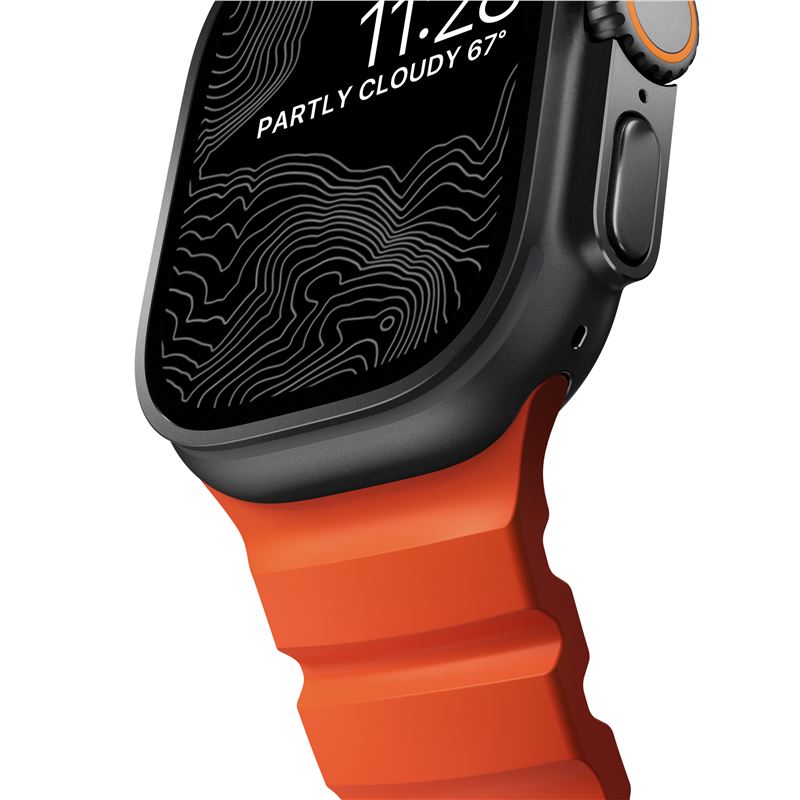 Nomad řemínek Rocky Point Band pro Apple Watch 46/49mm - Magma/Black