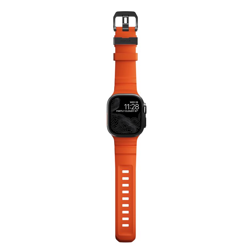 Nomad řemínek Rocky Point Band pro Apple Watch 46/49mm - Magma/Black