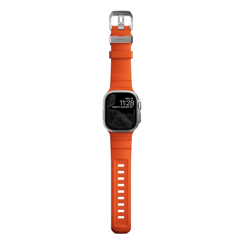 Nomad řemínek Rocky Point Band pro Apple Watch 46/49mm - Magma/Natural