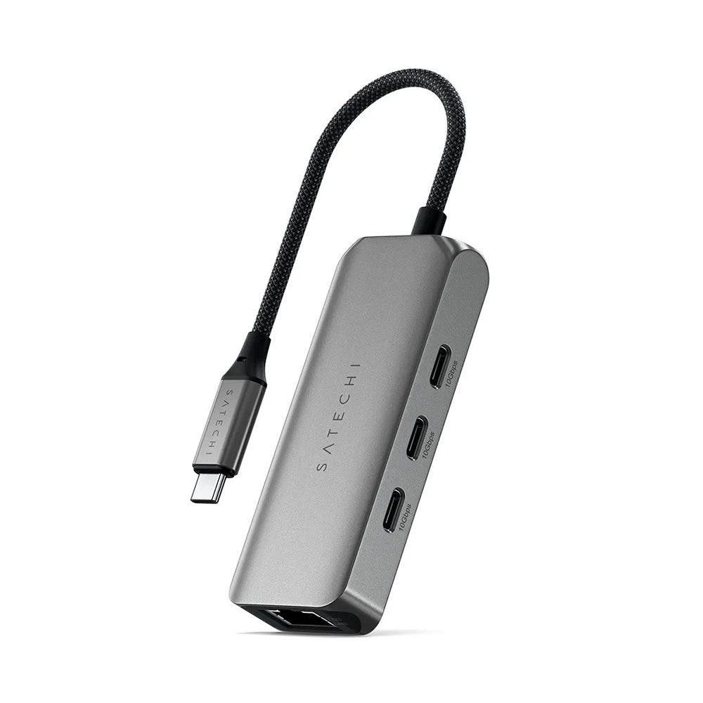 Satechi USB-C Hub 4-in-1 with 2.5 Gigabit Ethernet - Space Gray