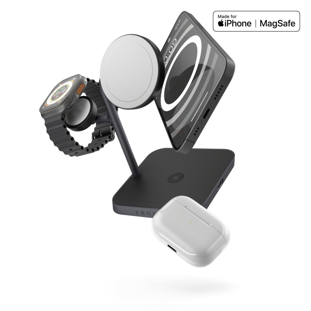 ZENS 4-in-1 MagSafe + Watch Wireless Charging Station *Vystavený*