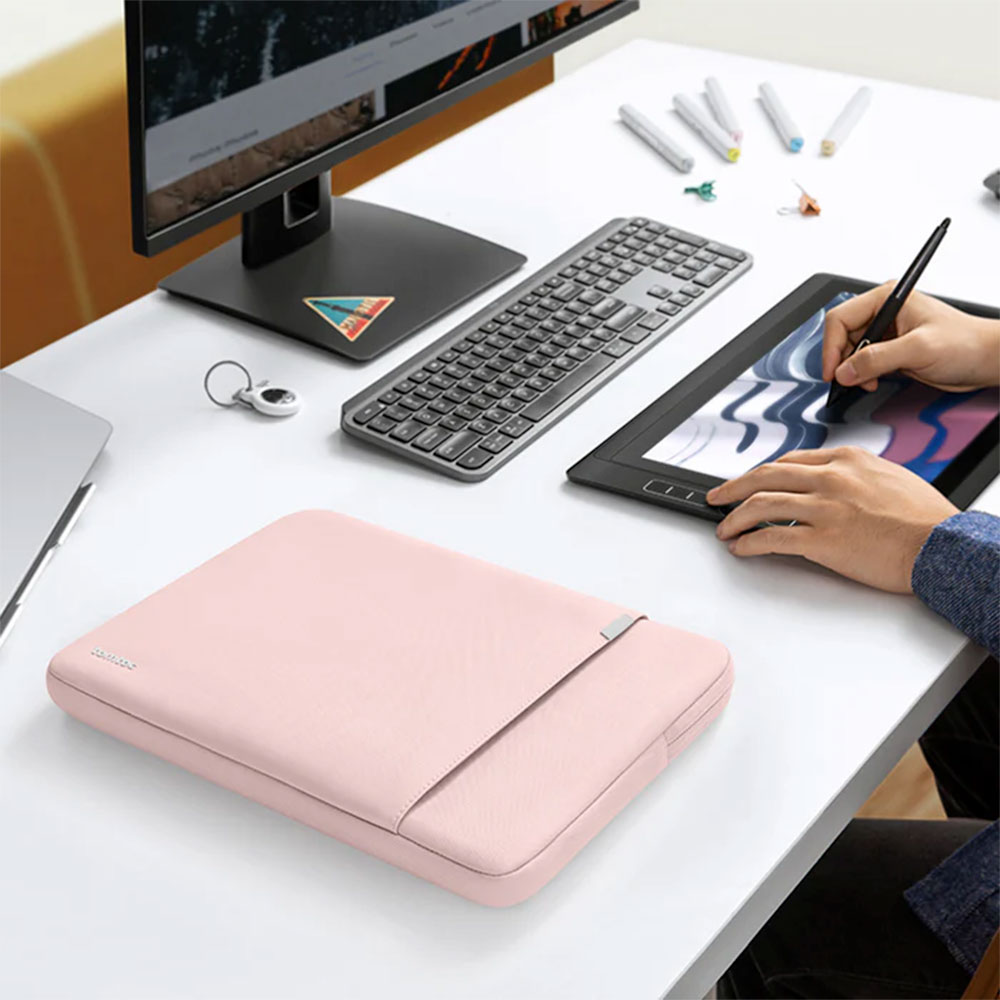TomToc puzdro 360 Protective Sleeve pre Macbook Pro 14" M1/M2/M3/M4 - Baby Pink