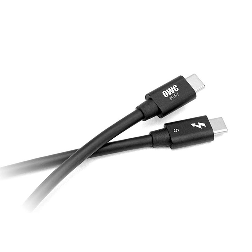 OWC kábel Thunderbolt 5 / USB-C Cable 0.3m - Black