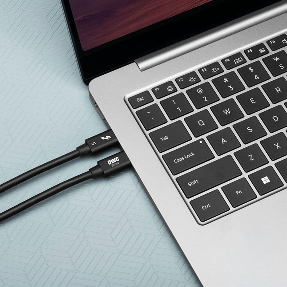 OWC kábel Thunderbolt 5 / USB-C Cable 0.3m - Black