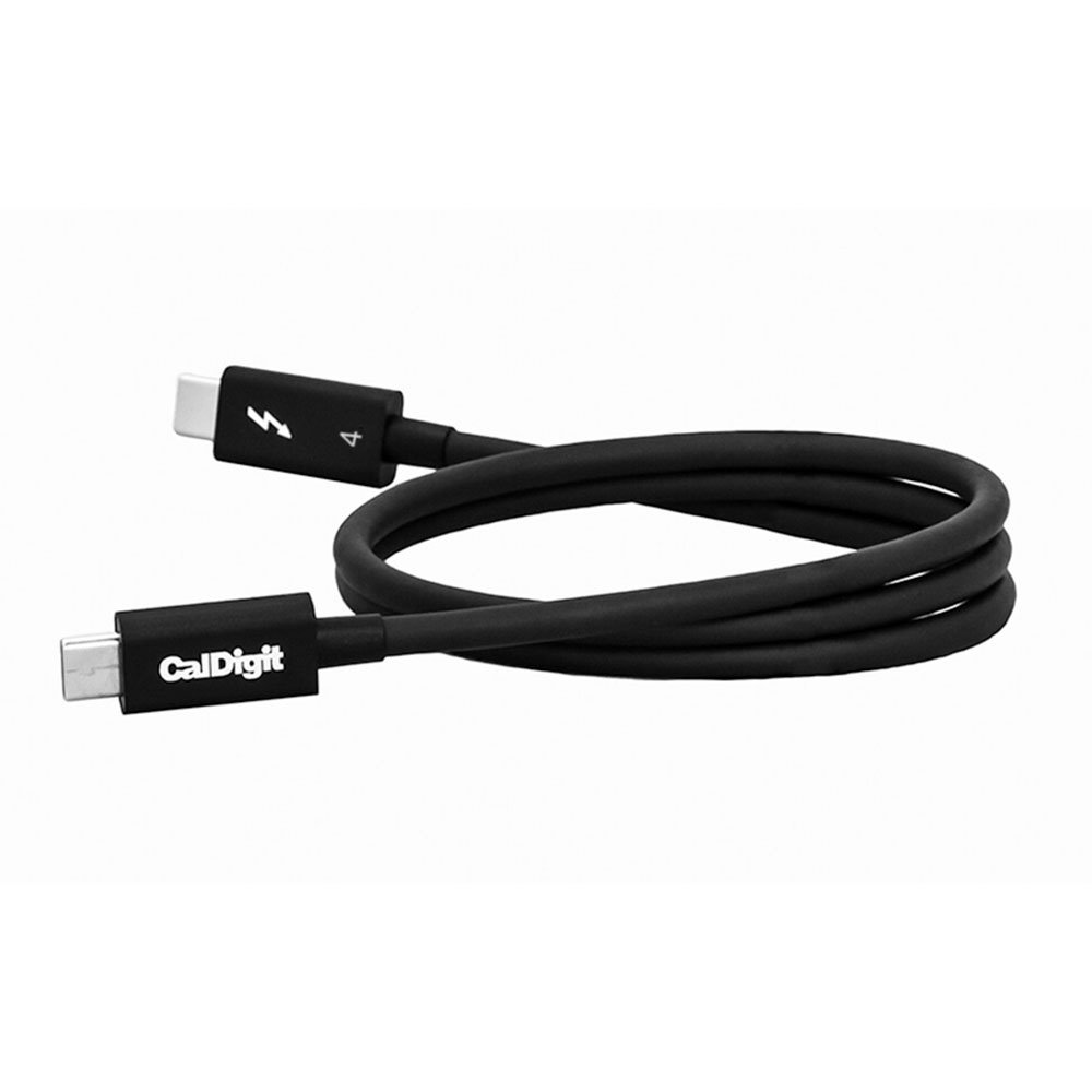CalDigit kábel Thunderbolt 4 Cable 40Gb/s 100W 2m - Black