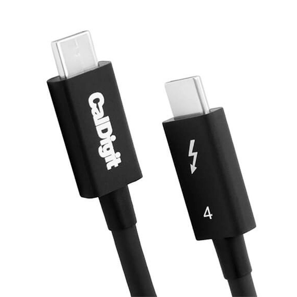 CalDigit kábel Thunderbolt 4 Cable 40Gb/s 100W 2m - Black