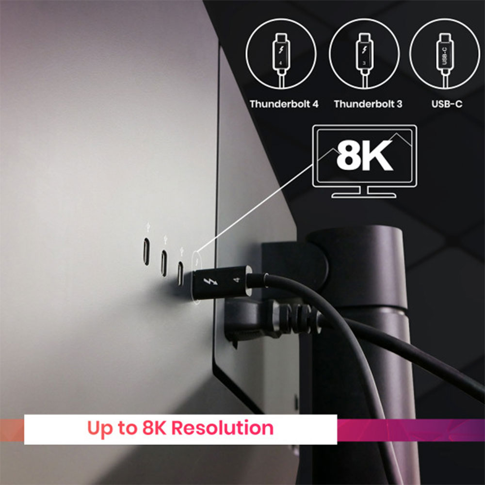 CalDigit kábel Thunderbolt 4 Cable 40Gb/s 100W 2m - Black