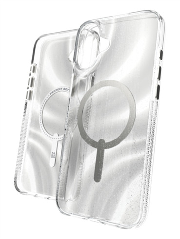 ZAGG kryt Milan Snap pro iPhone 16 Plus-Swirl Glitter