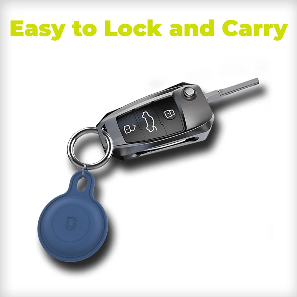 Mobile Origin puzdro Outdoor KeyChain pre Apple Airtag - Blue