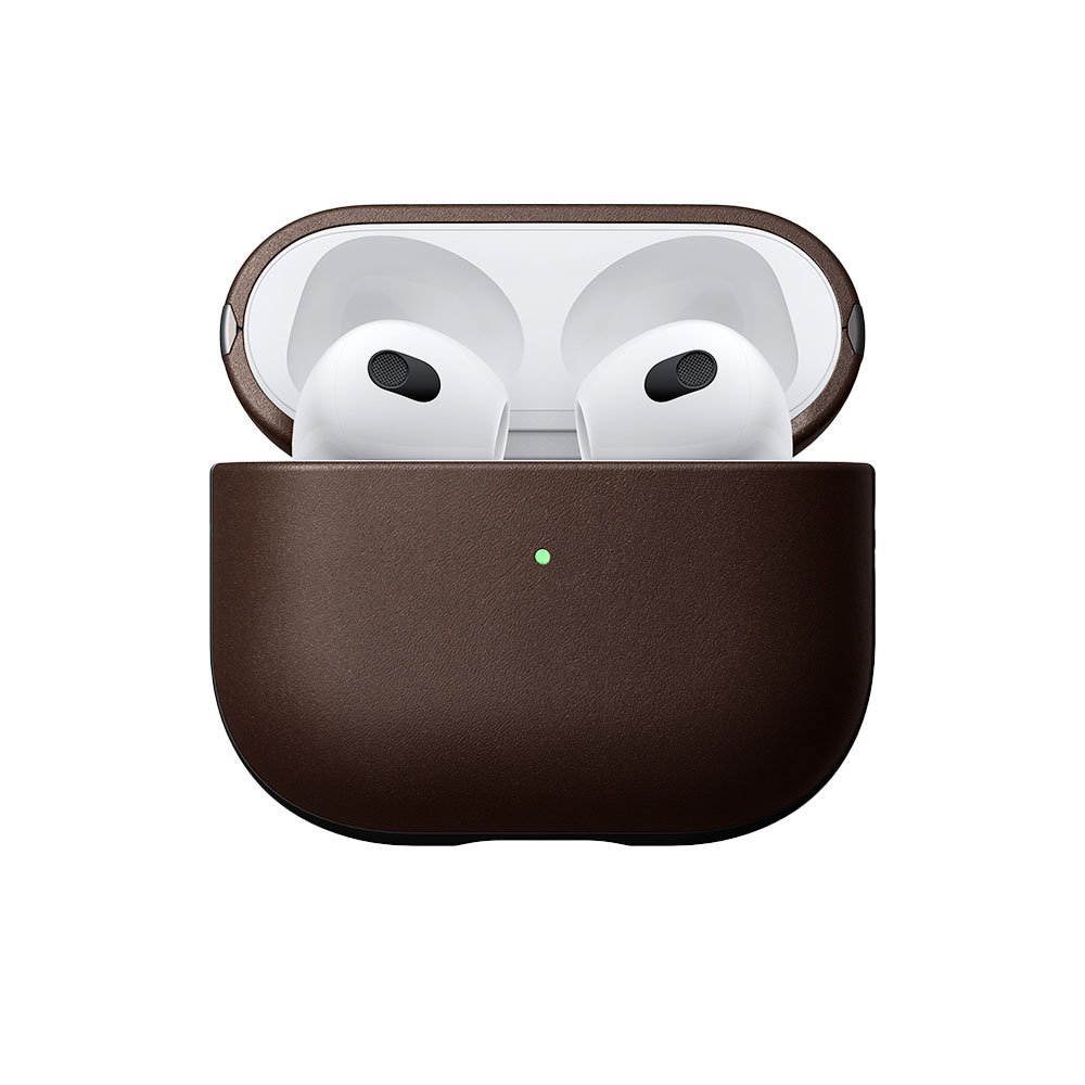 Nomad pouzdro Modern Leather Case pro Apple Airpods 3 - Rustic Brown