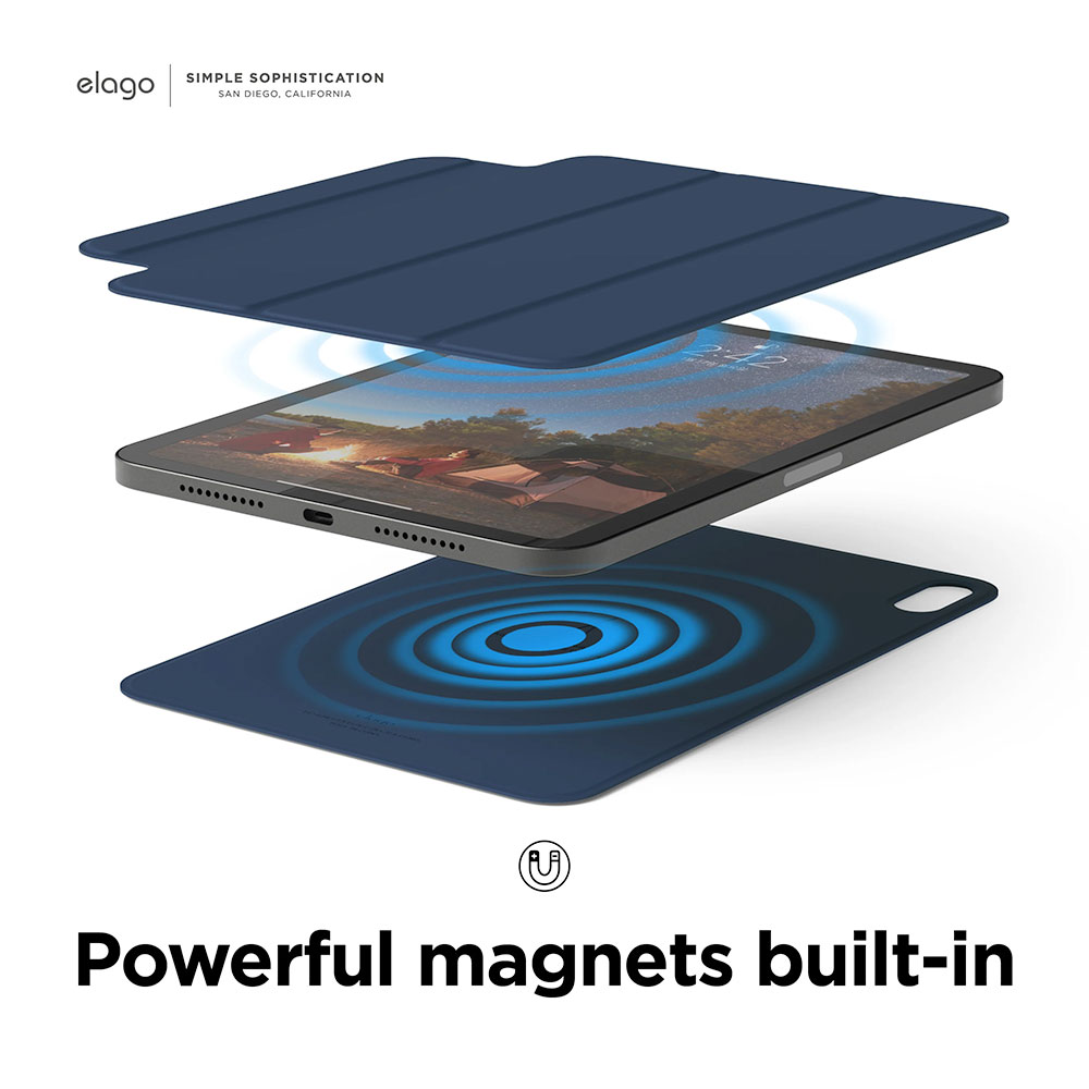 Elago puzdro Magnetic Folio Case pre iPad mini 8.3" 2021/2024 - Light Gray