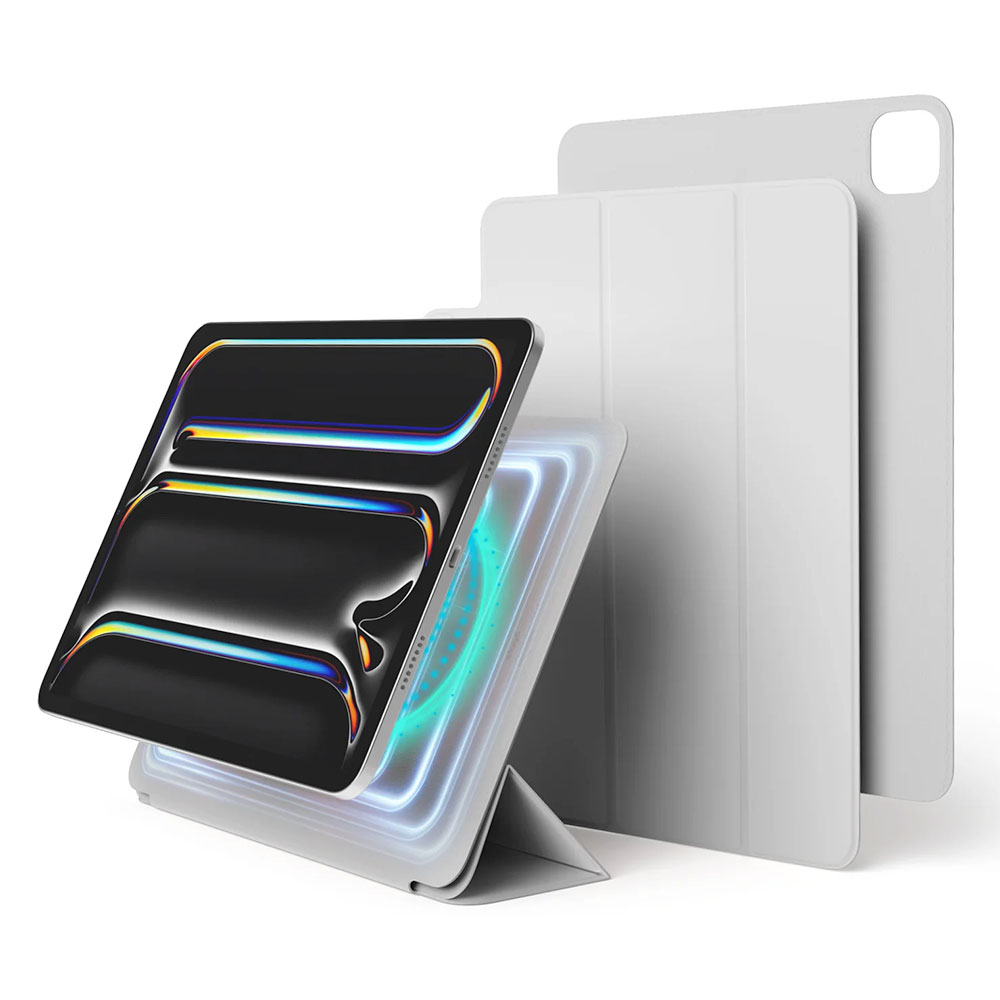 Elago puzdro Magnetic Folio Case pre iPad Pro 11" M4/M5 - Light Gray