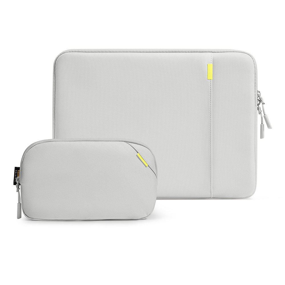 Tomtoc puzdro Recycled Sleeve with Pouch pre Macbook Air 13" M1/M2/M3/M4 - Gray