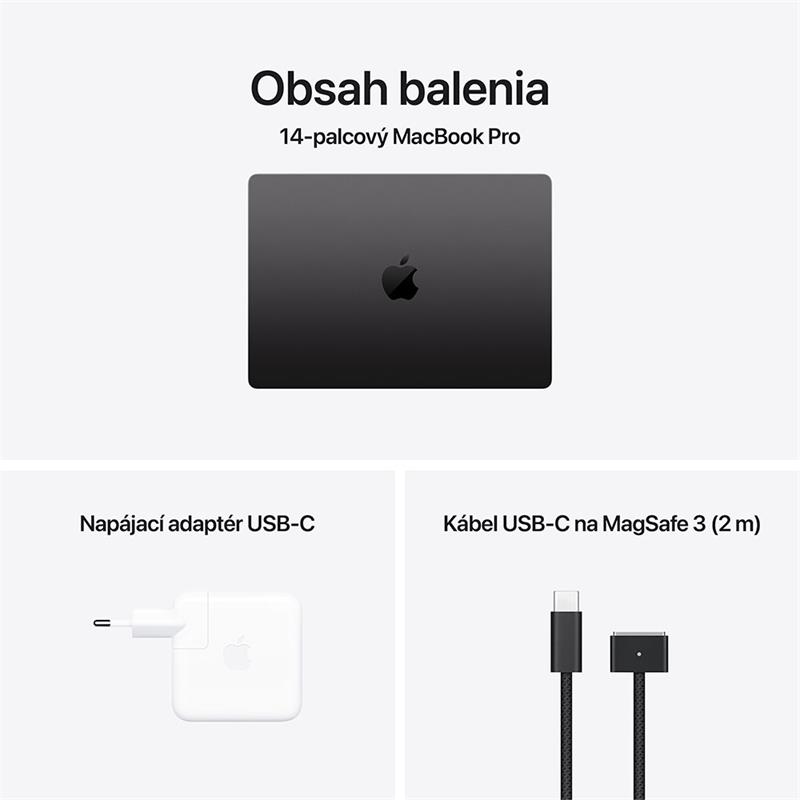 CTO MacBook Pro 14" Apple M4 Max 16C CPU 40C GPU 128GB 1TB Kozmický čierny SK