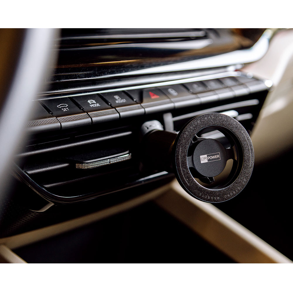 ER POWER Magnetic Vent Mount Car Holder - Black