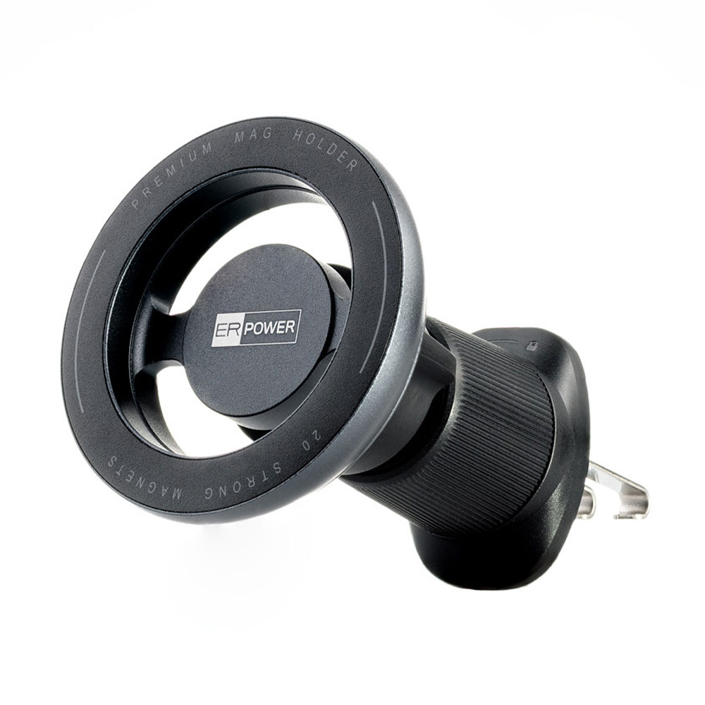 ER POWER Magnetic Vent Mount Car Holder - Black