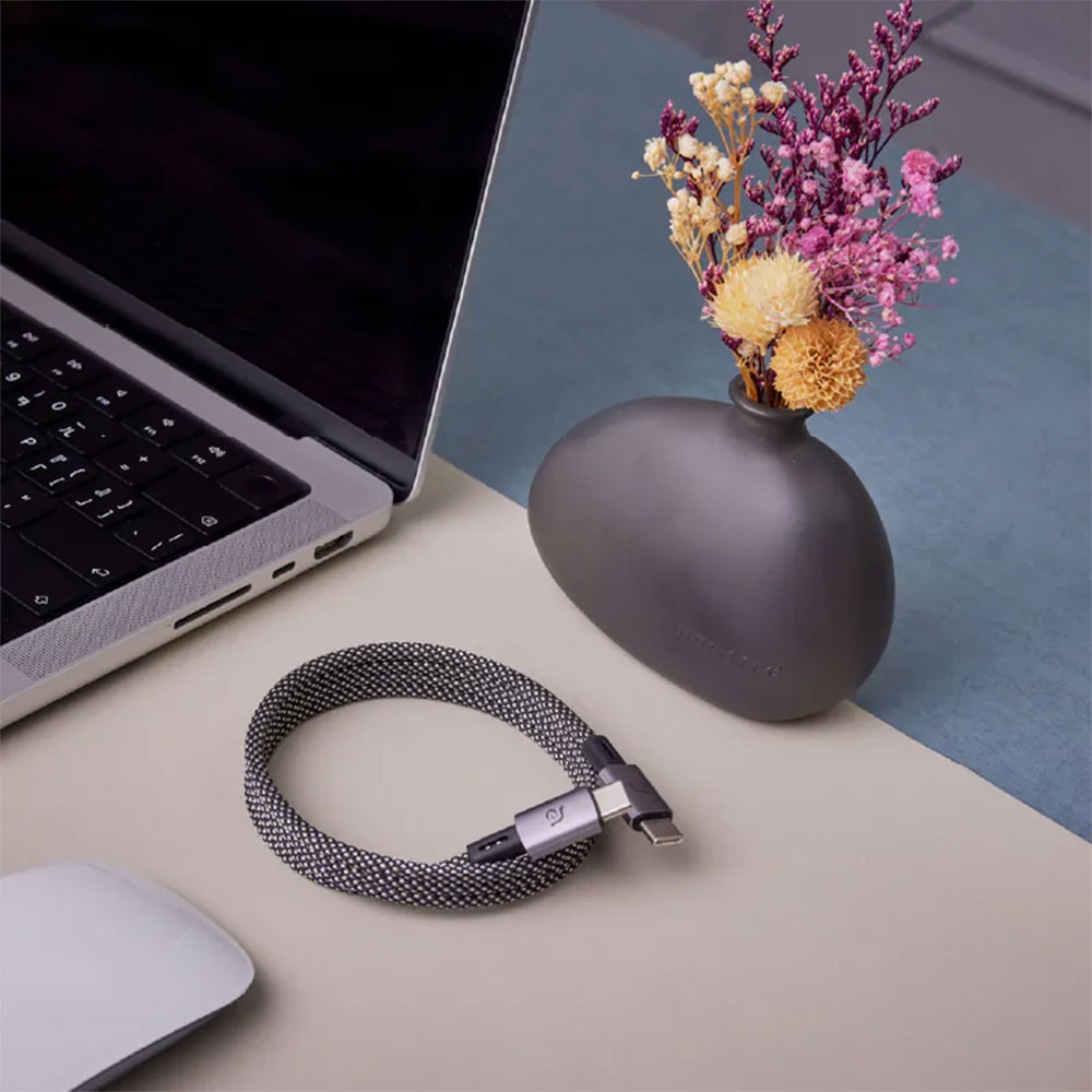 Adam Elements kábel CASA MS100 Magnetic USB-C na USB-C 60W 1m - Black