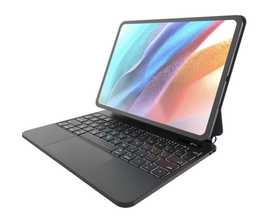 FIXED Typee bezdrátová klávesnice s magnetickým uchycením pro Apple iPad Pro 11"/iPad Air 10,9" (2020-2025), CZ, černá