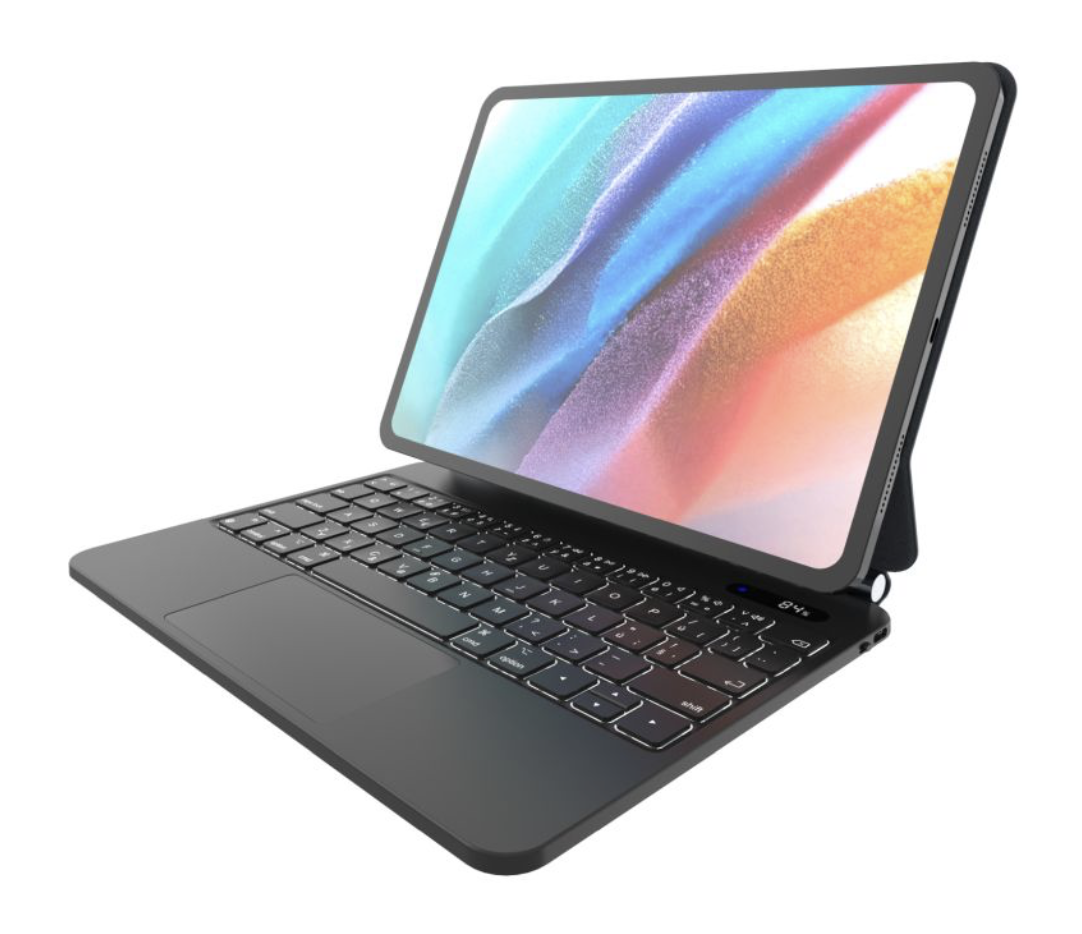 FIXED Typee bezdrátová klávesnice s magnetickým uchycením pro Apple iPad 10,9" 2022/11" 2025, CZ, černá