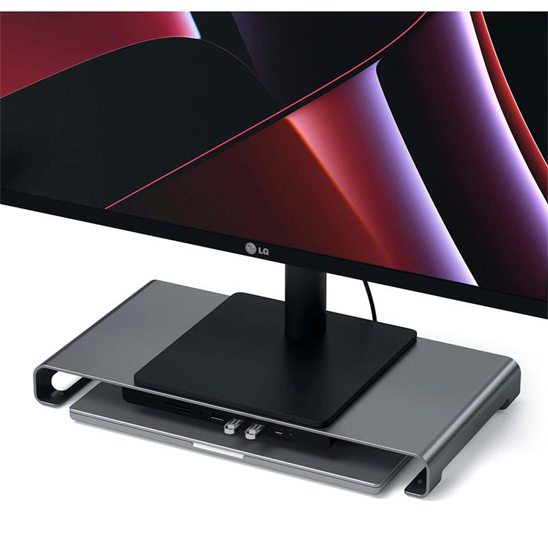 Satechi stojan USB-C Monitor Stand Hub XL - Space Gray *Poškodený obal*