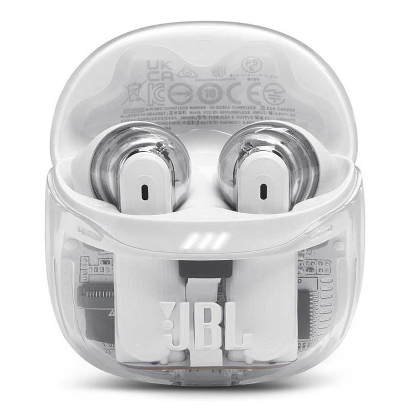 JBL Tune Flex 2 Ghost White slúchadlá