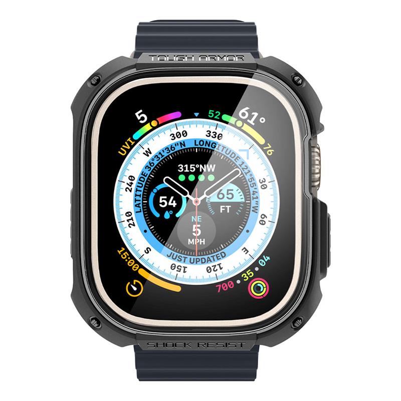 Spigen kryt Tough Armor pre Apple Watch Ultra - Black