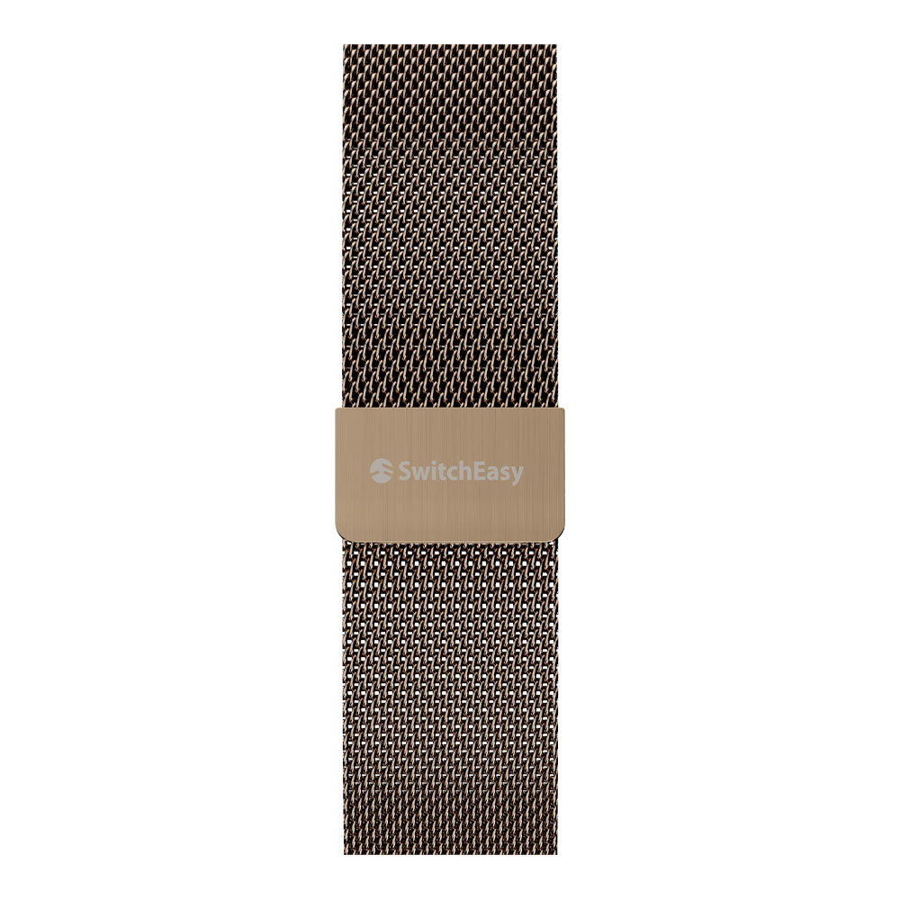 SwitchEasy remienok Mesh Stainless Steel pre Apple Watch 44/45/46mm - Gold