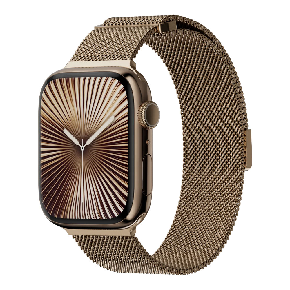 SwitchEasy remienok Mesh Stainless Steel pre Apple Watch 44/45/46mm - Gold