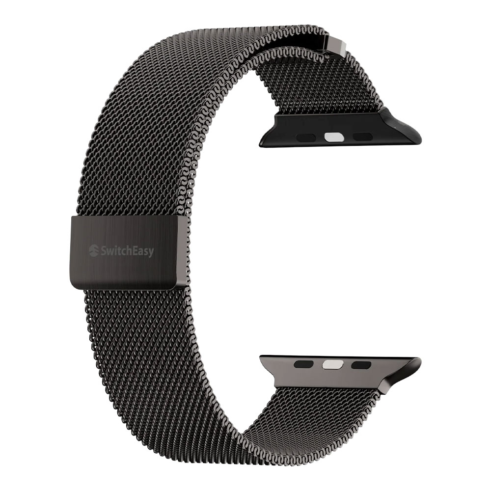 SwitchEasy remienok Mesh Stainless Steel pre Apple Watch 44/45/46mm - Slate