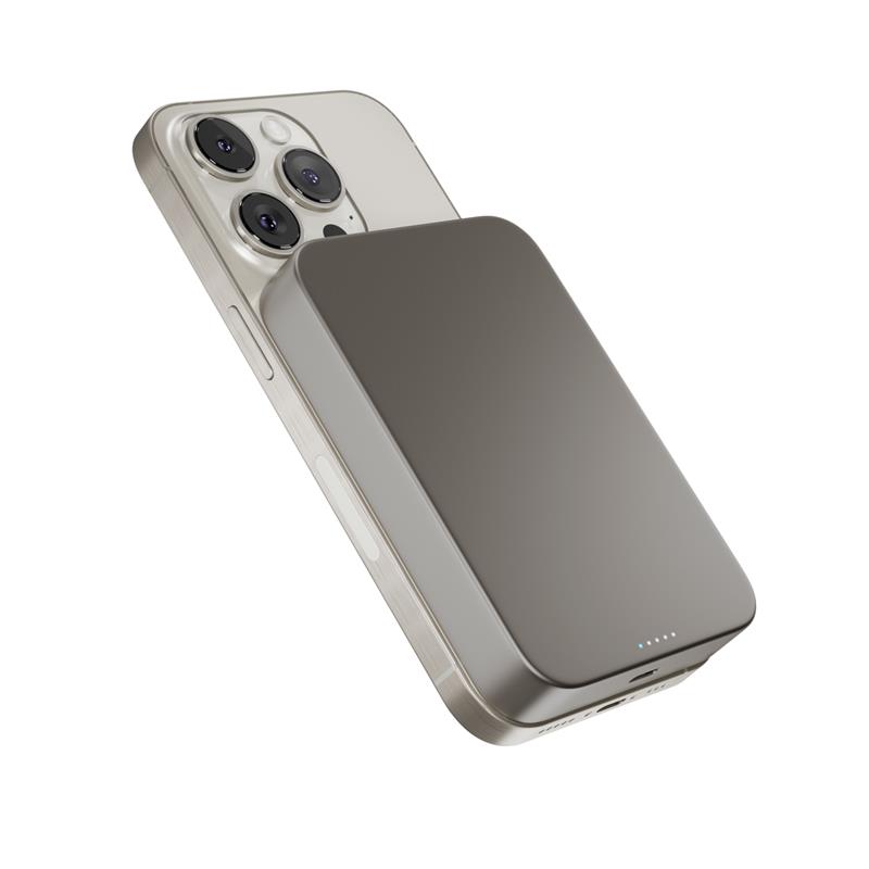 Epico UltraPack EM71 Qi2 10000 Alu Mag+ Power Bank - titanová