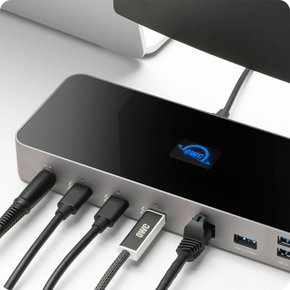 OWC kábel USB4 Active Optical Cable 3m 40Gb/s 240W - Black