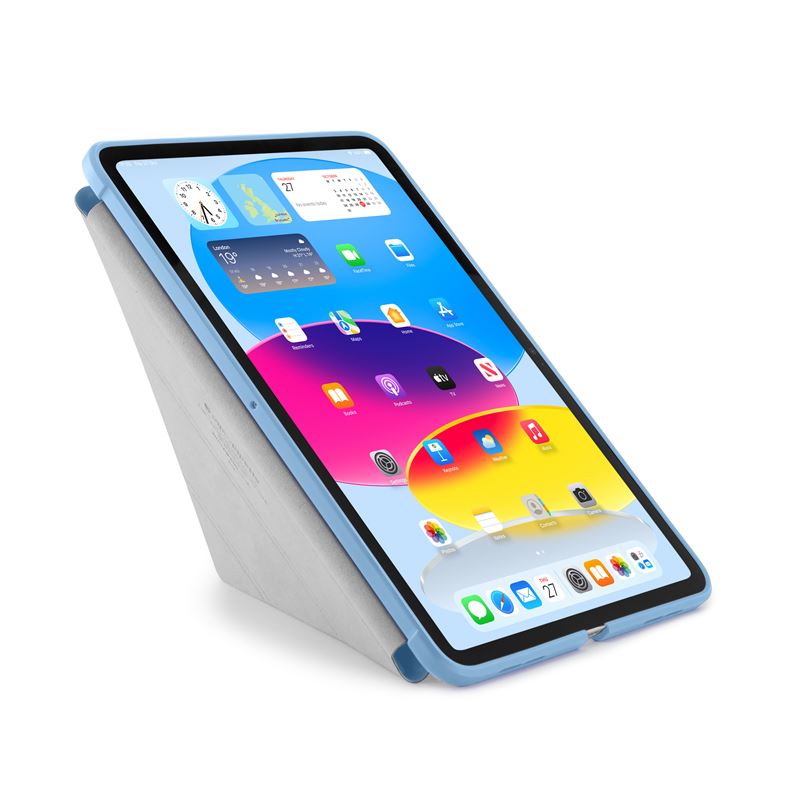 Pipetto pouzdro Origami TPU Case pro iPad 10.9" 2022 10th Gen-Light Blue