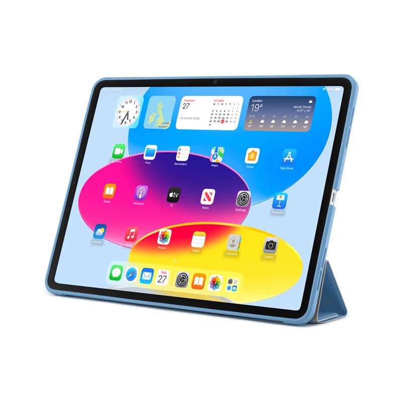 Pipetto pouzdro Origami TPU Case pro iPad 10.9" 2022 10th Gen-Light Blue