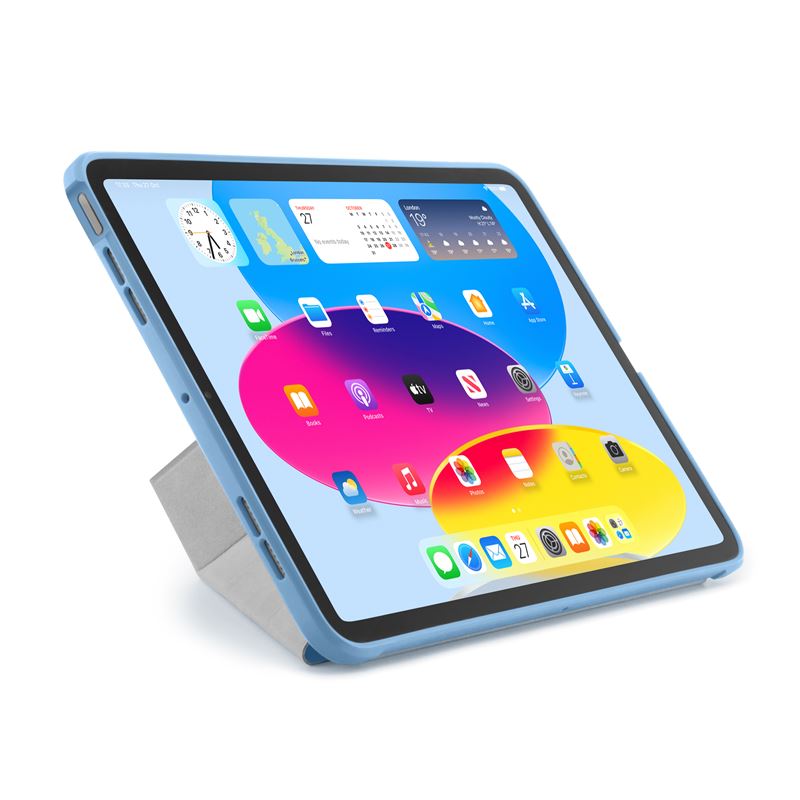 Pipetto pouzdro Origami TPU Case pro iPad 10.9" 2022 10th Gen-Light Blue