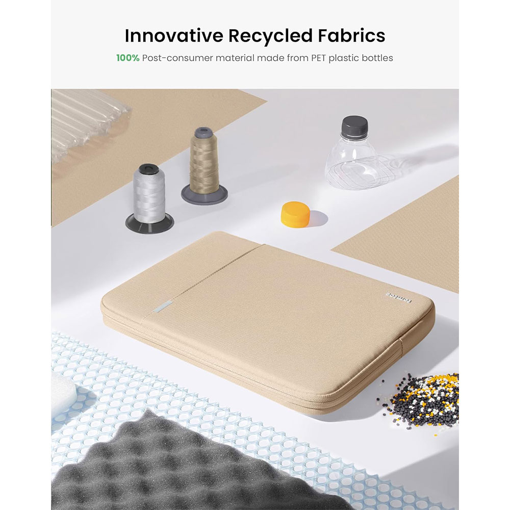 Tomtoc puzdro 360 Protective Sleeve pre Macbook Air 13" M1/M2/M3/M4 - Sand