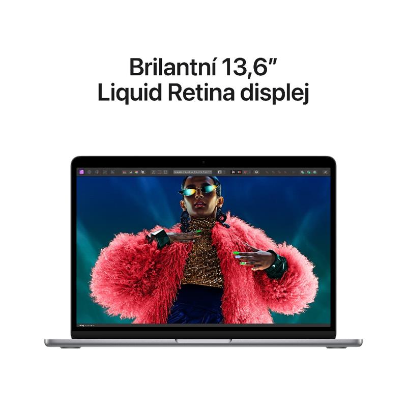 MacBook Air 13" Apple M3 8core CPU 8core GPU 16GB 256GB Vesmírně šedý CZ *rozbaleno*