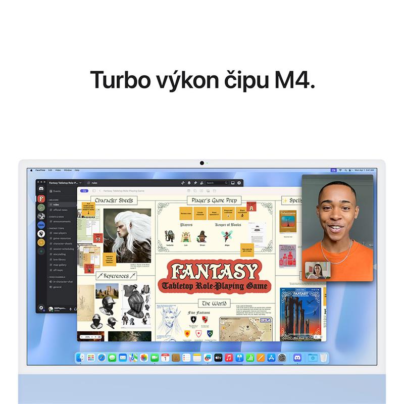 CTO iMac 24" 4.5K Apple M4 10C CPU 10C GPU 24GB 1TB Modrý SK