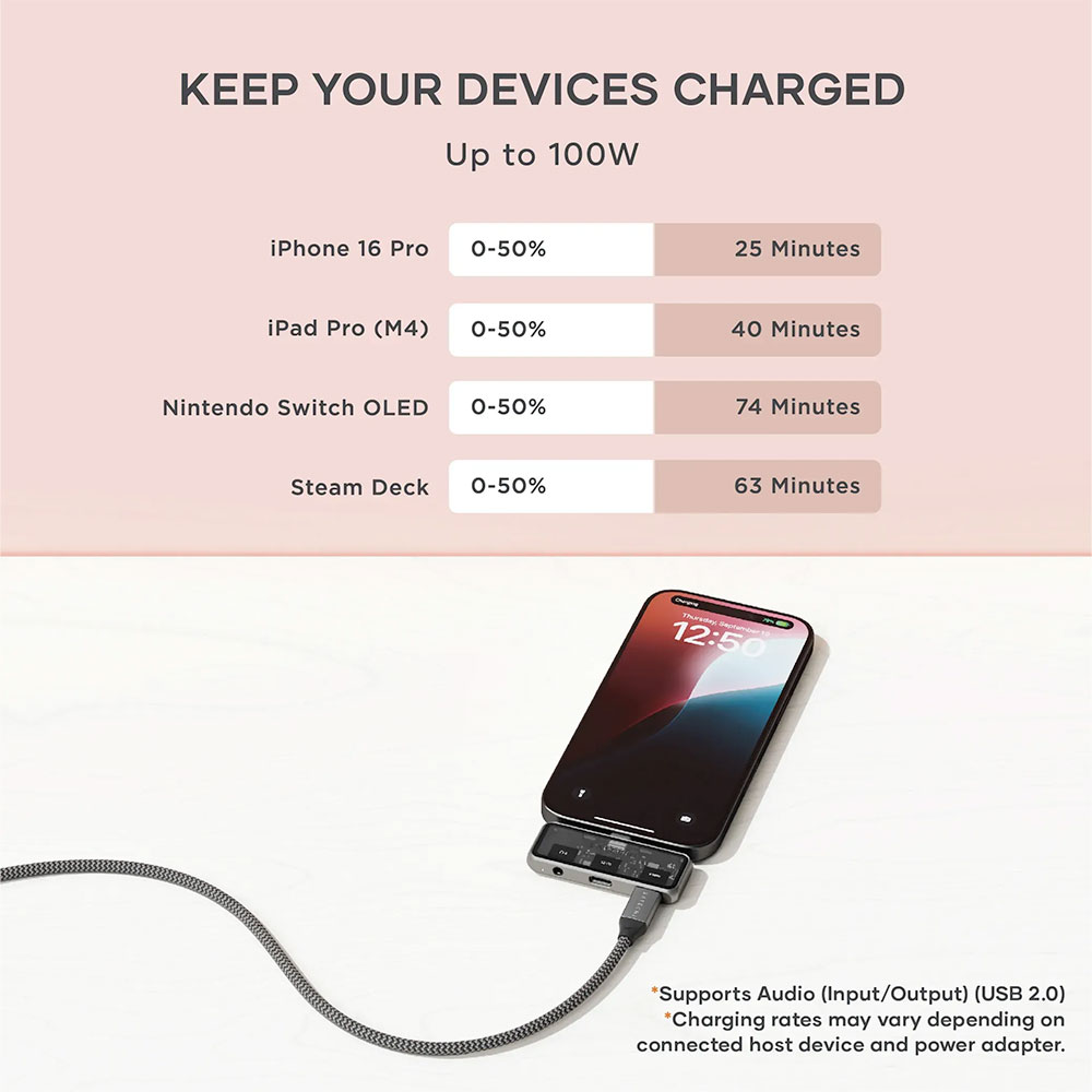 Satechi Mobile XR Hub with Audio - Space Grey