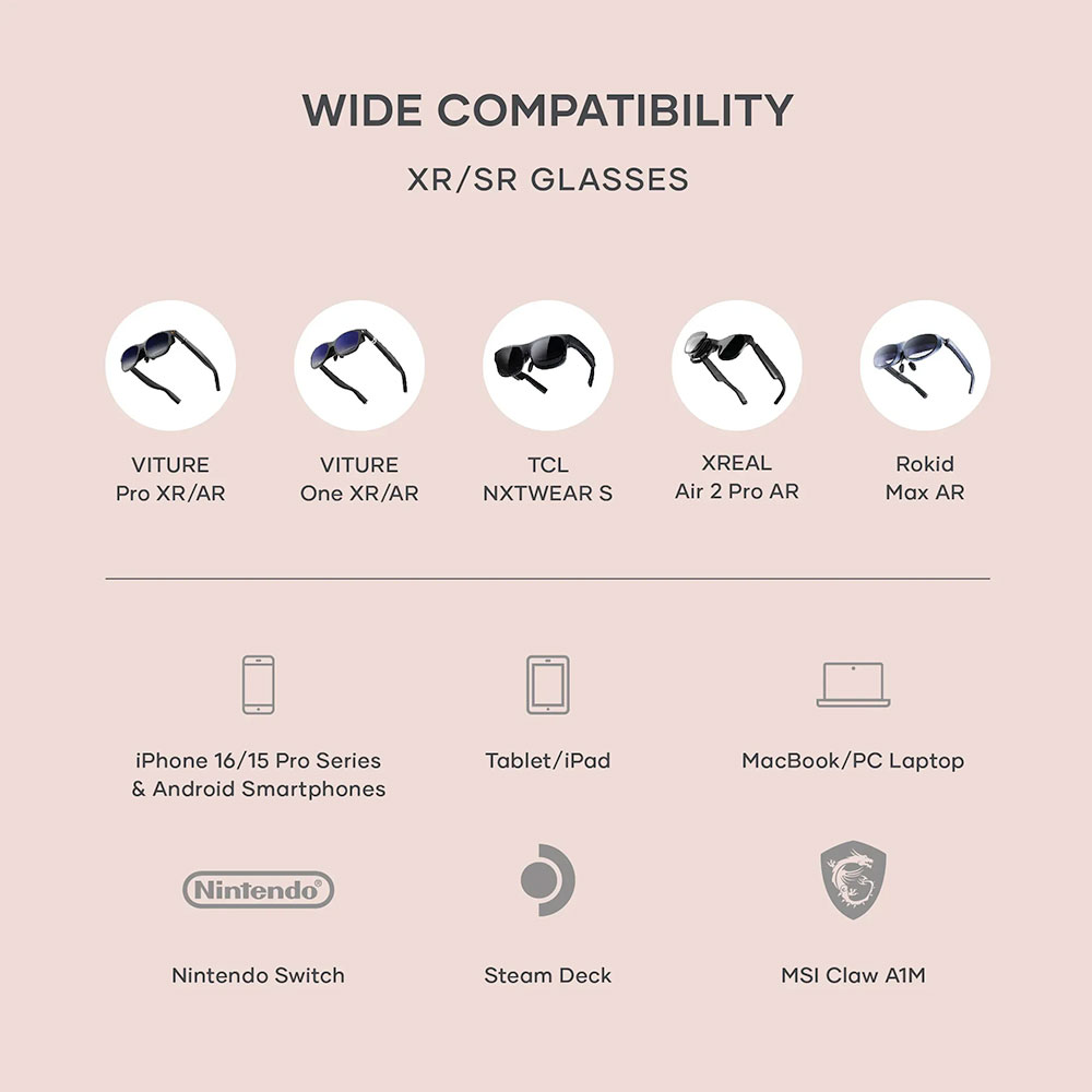 Satechi Mobile XR Hub with Audio - Space Grey