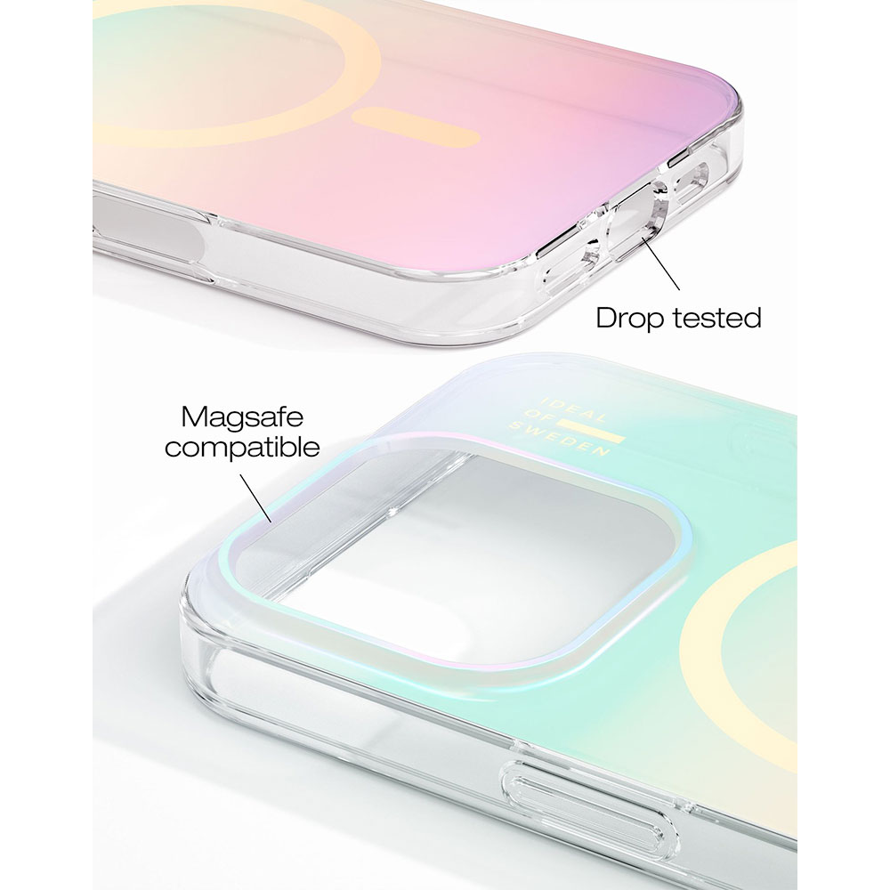 iDeal Fashion Clear Case MagSafe iPhone 16 Pro Shimmer