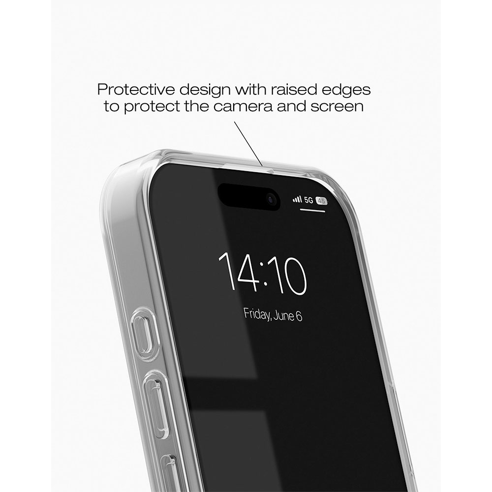 iDeal Fashion Clear Case MagSafe iPhone 16 Shimmer